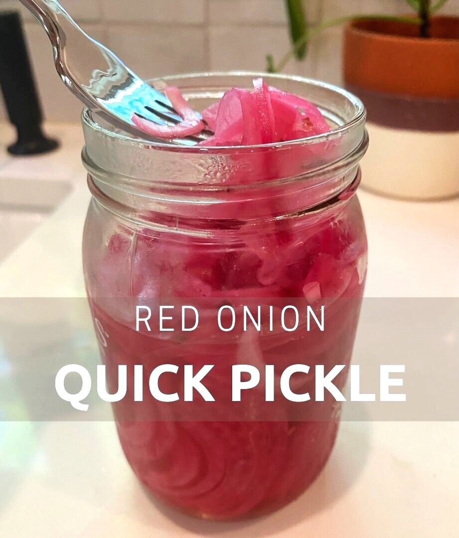 Quick Pickled Red Onions - Elavegan