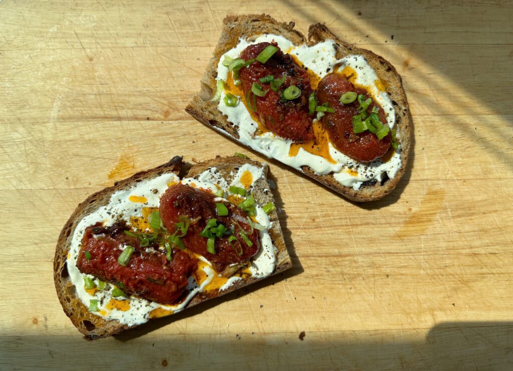 Jammy Tomato Toast - Live Learn Lovewell